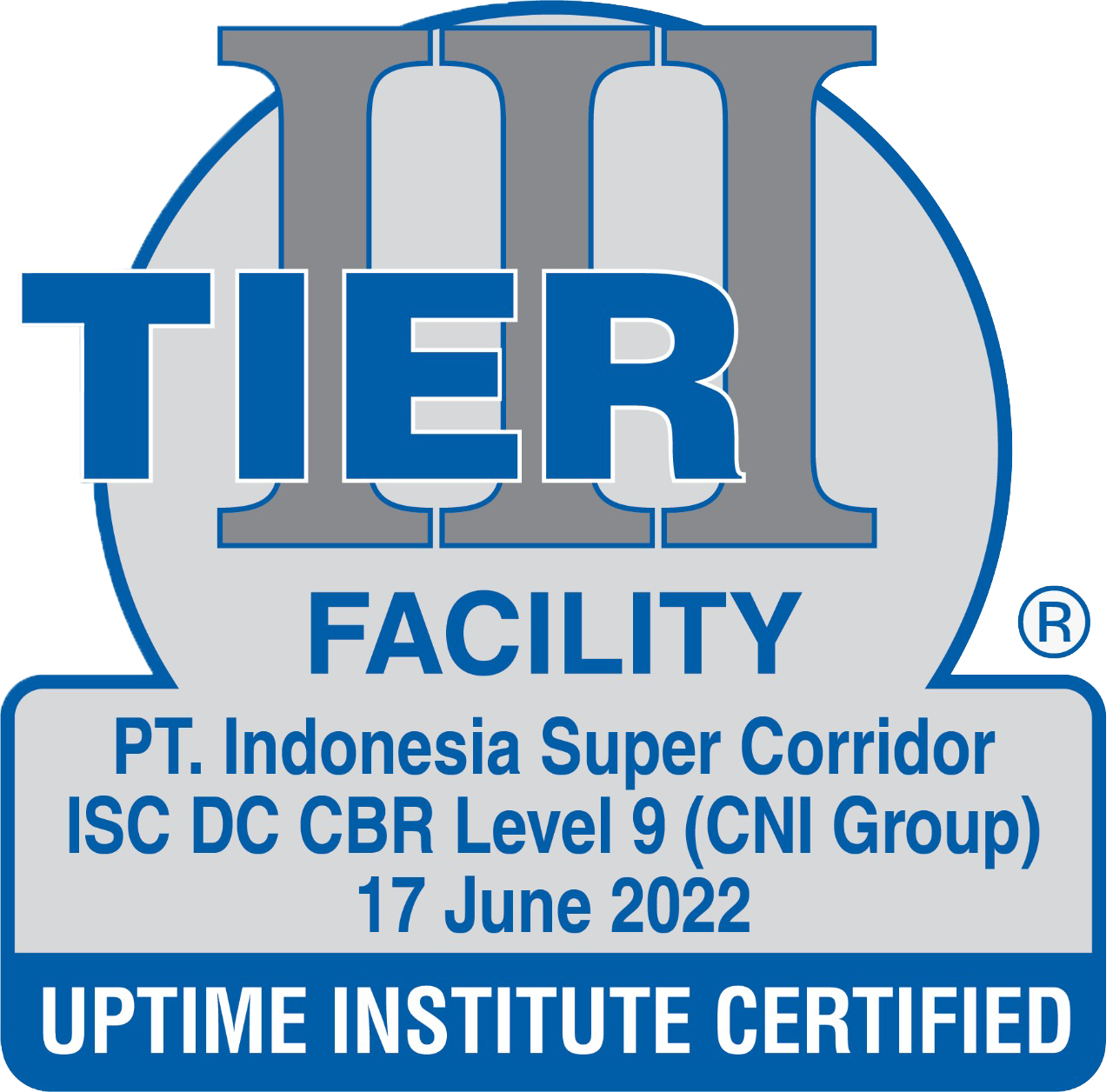 Uptime Institute Certified - Tier III Facility