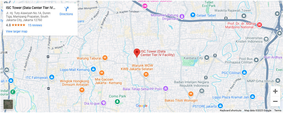 Peta lokasi ISC Tower